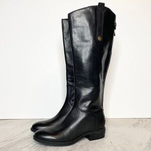 Sam Edelman Penny 2 Black Leather Riding Boot 5M